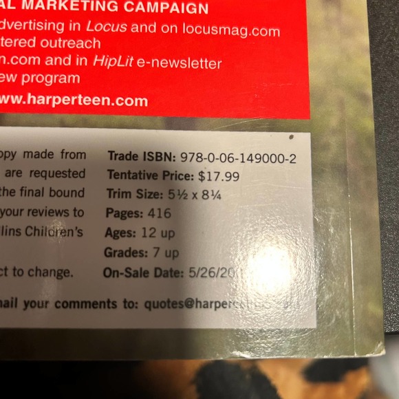 RAMPANT BY DIANA PETERFREUND UNCORRECTED PROOF - Picture 6 of 7